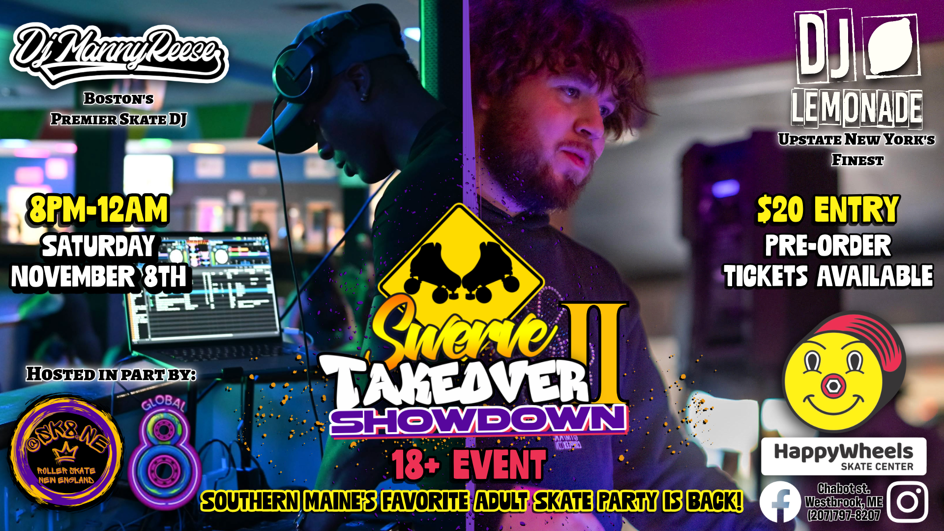 Swerve Takeover II Showdown-2-Landscape Flyer Swerve Takeover II Showdown 2 Landscape Flyer